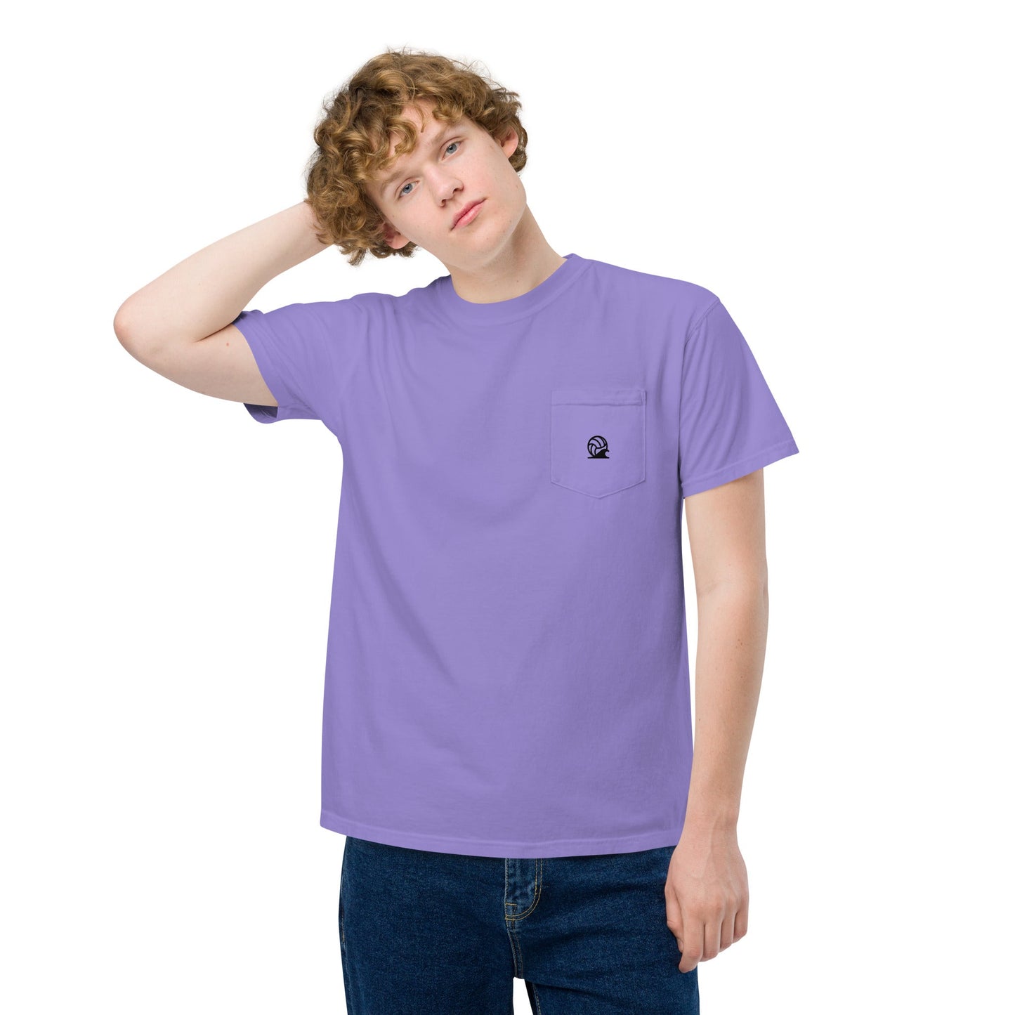 Spike & Surf Co. Garment - Dyed Pocket Tee - Violet