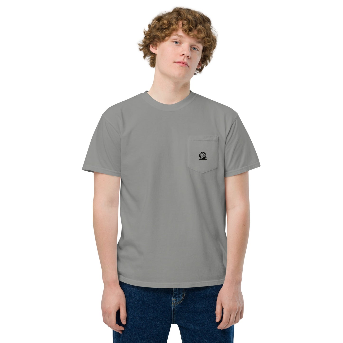 Spike & Surf Co. Garment - Dyed Pocket Tee - Grey