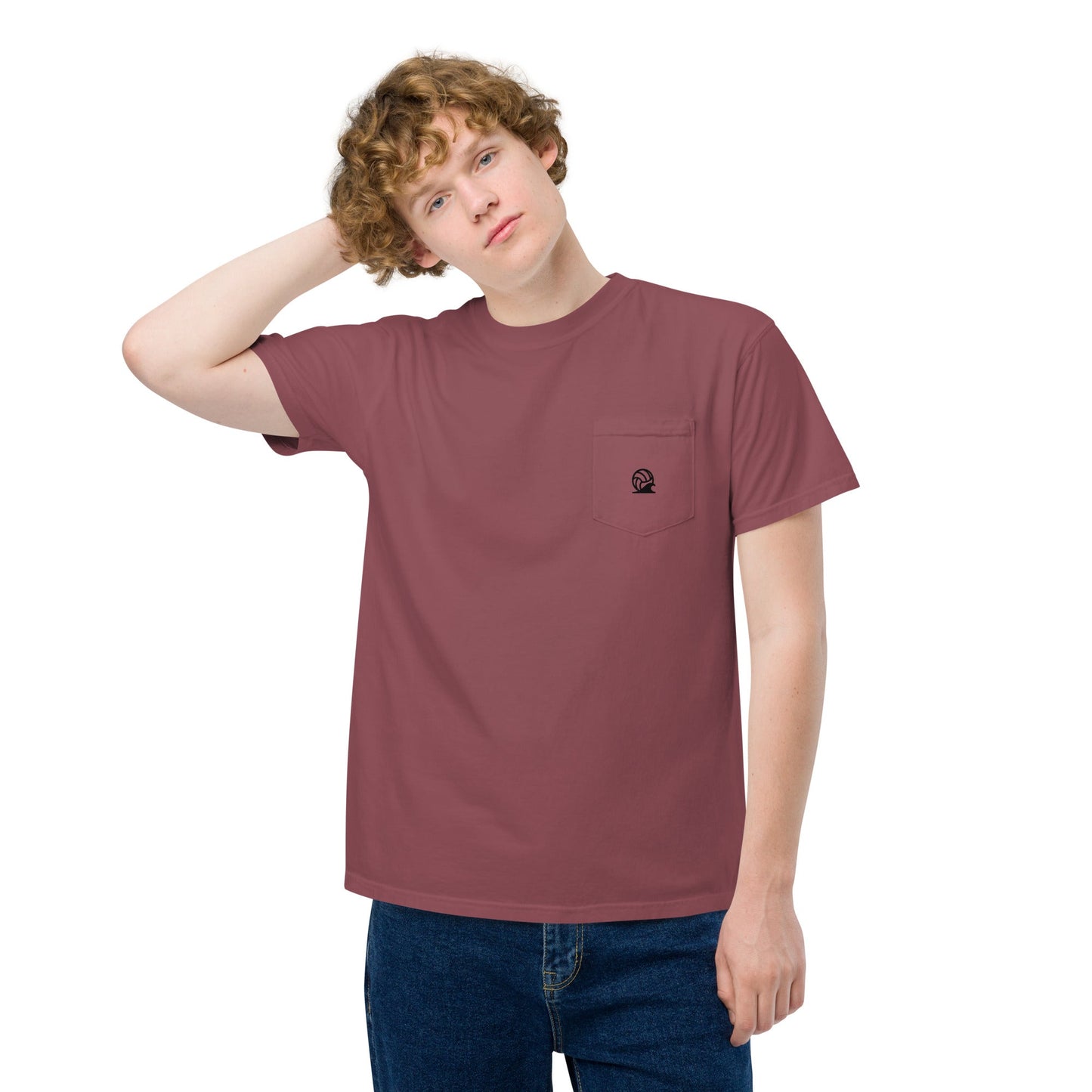 Spike & Surf Co. Garment - Dyed Pocket Tee - Brick