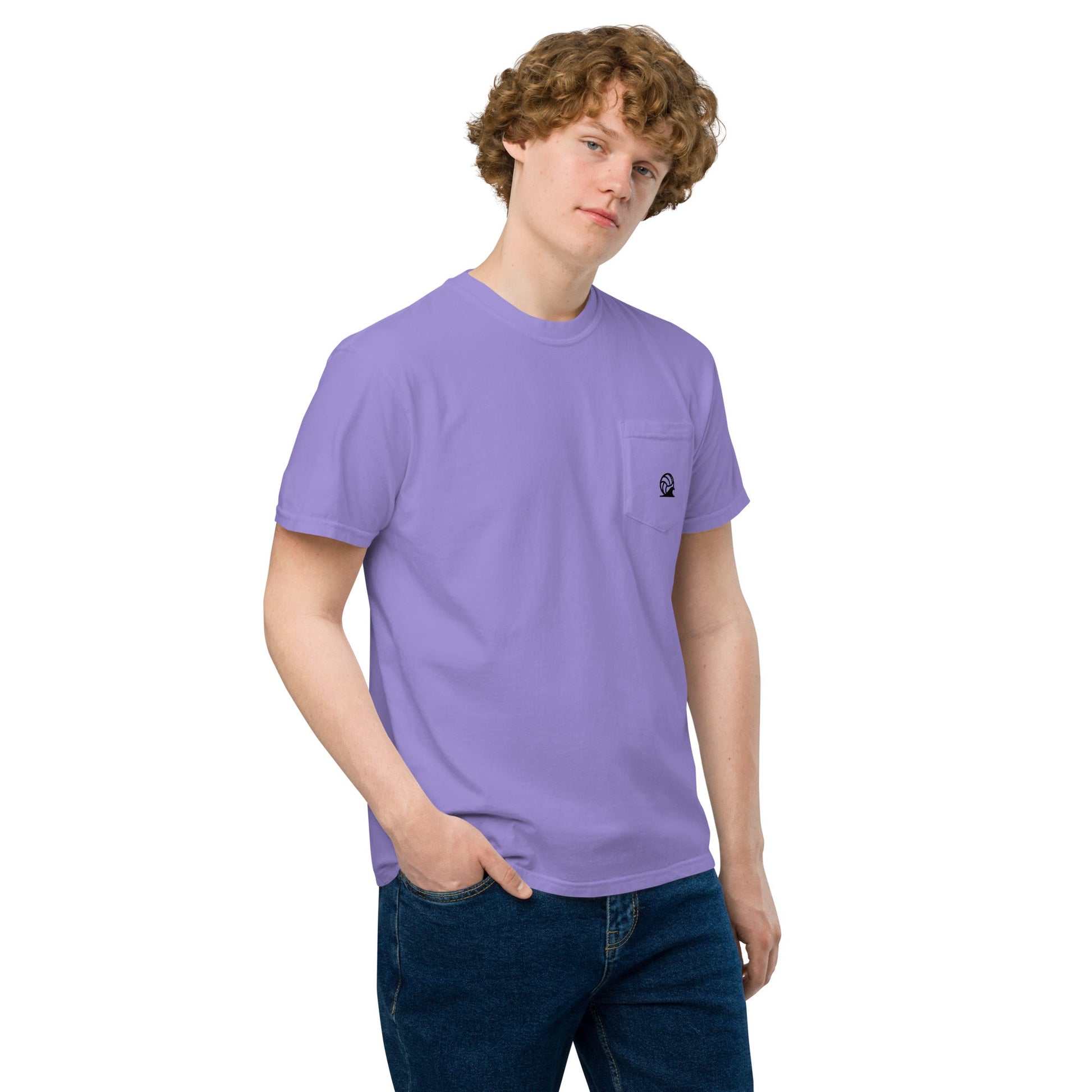 Spike & Surf Co. Garment - Dyed Pocket Tee - Violet