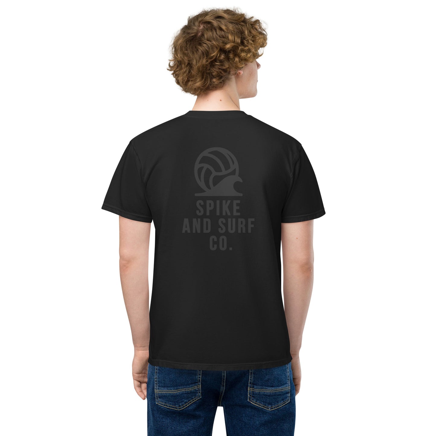 Spike & Surf Co. Garment - Dyed Pocket Tee - Black