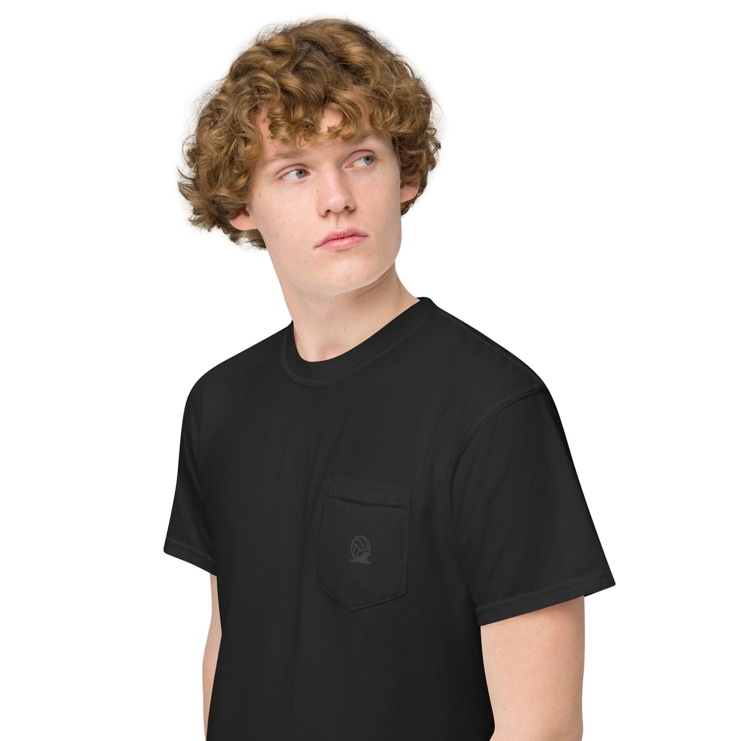 Spike & Surf Co. Garment - Dyed Pocket Tee - Black