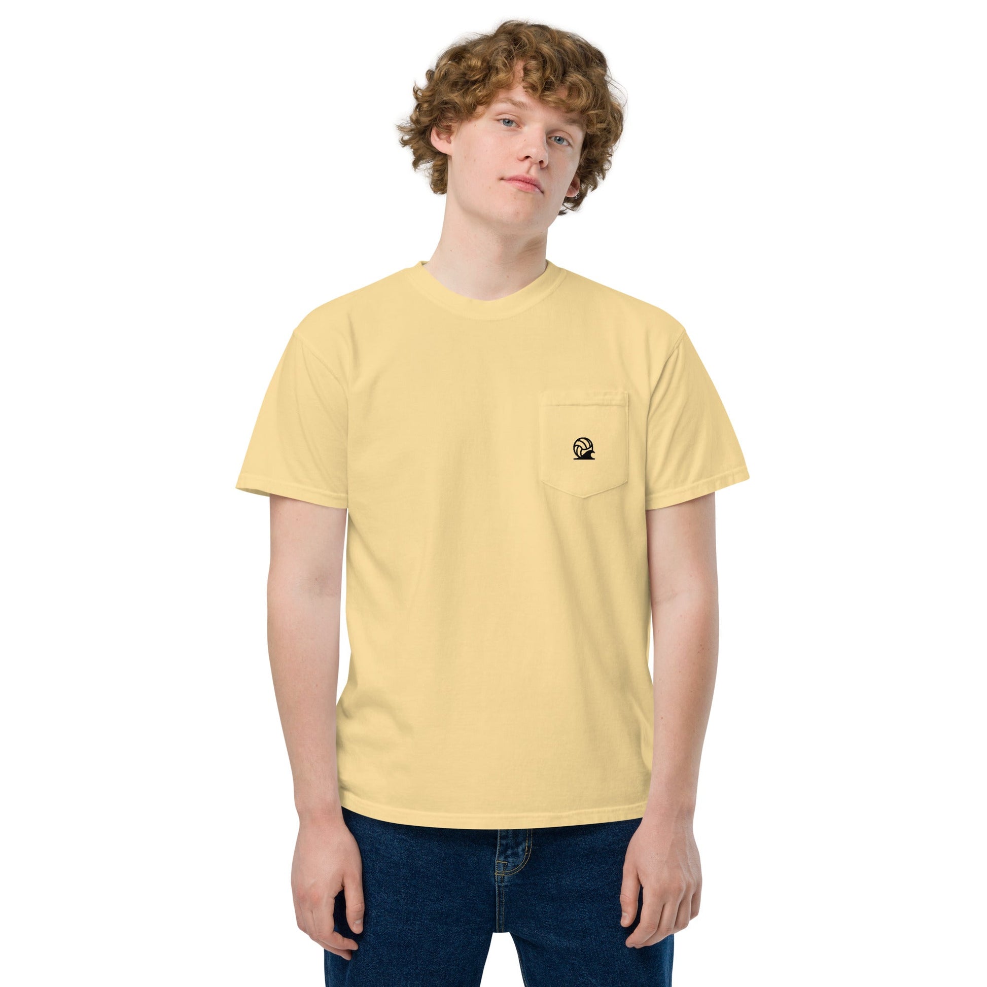 Spike & Surf Co. Garment - Dyed Pocket Tee - Butter