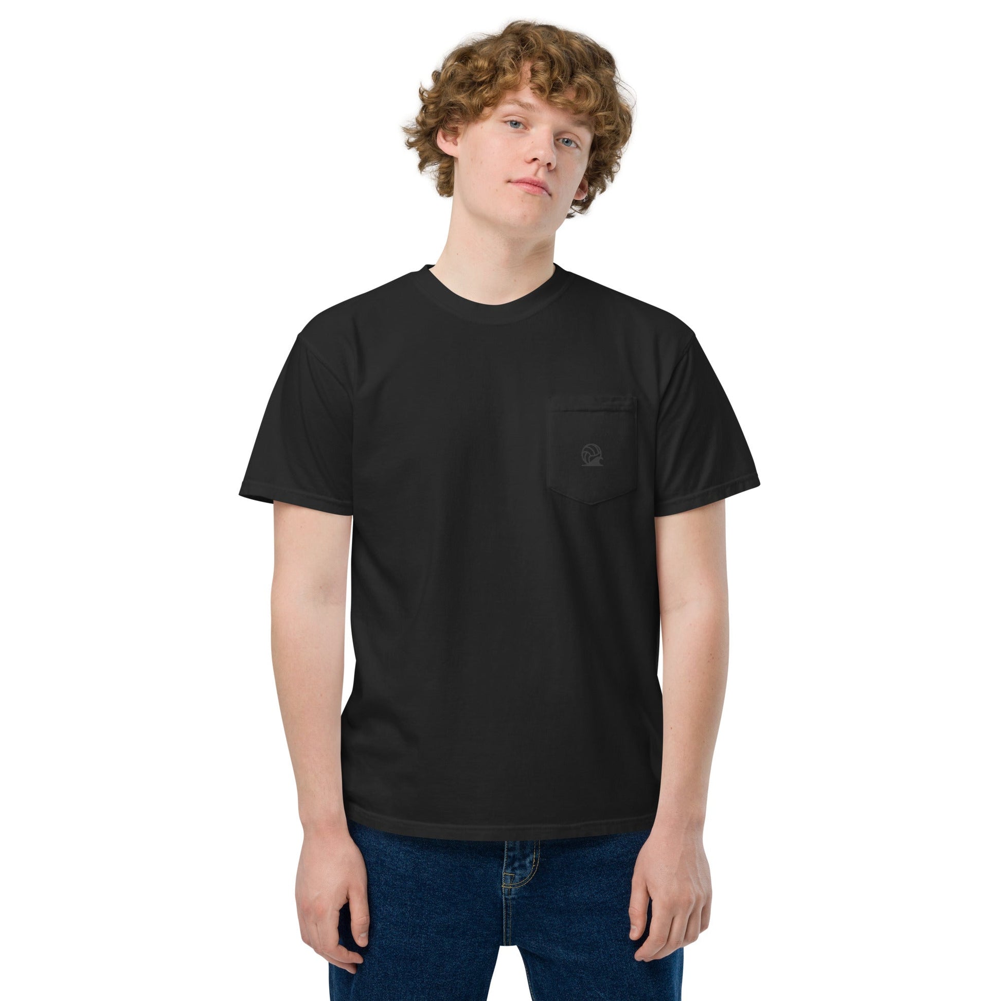 Spike & Surf Co. Garment - Dyed Pocket Tee - Black