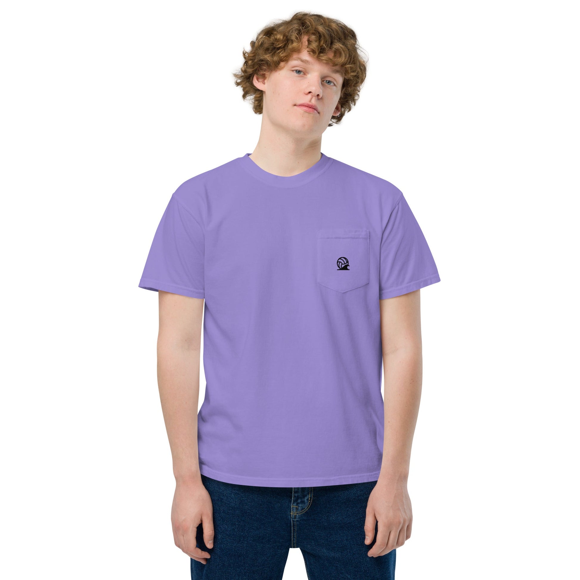 Spike & Surf Co. Garment - Dyed Pocket Tee - Violet