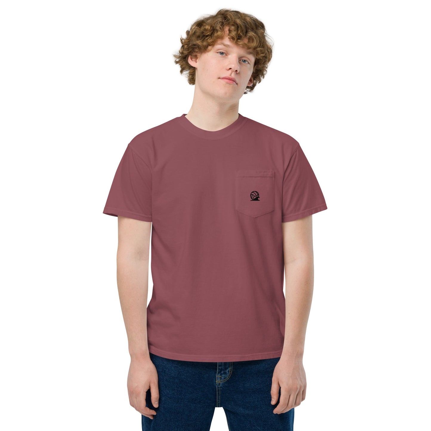 Spike & Surf Co. Garment - Dyed Pocket Tee - Brick