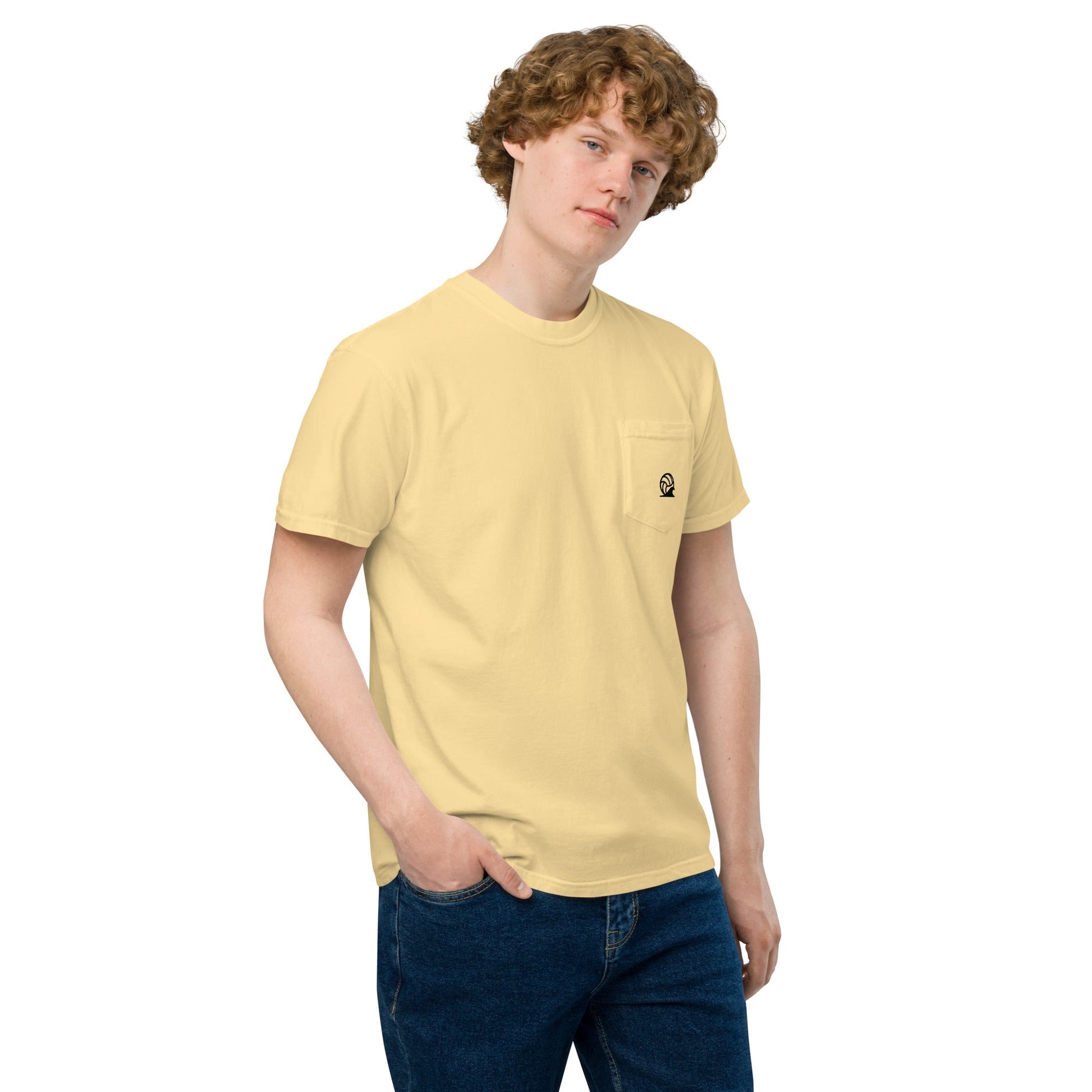 Spike & Surf Co. Garment - Dyed Pocket Tee - Butter