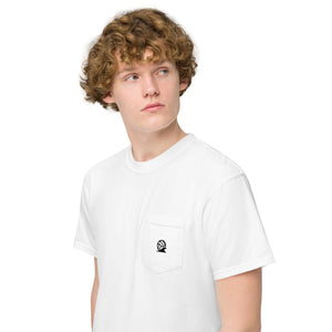 Spike & Surf Co. Garment - Dyed Pocket Tee - White