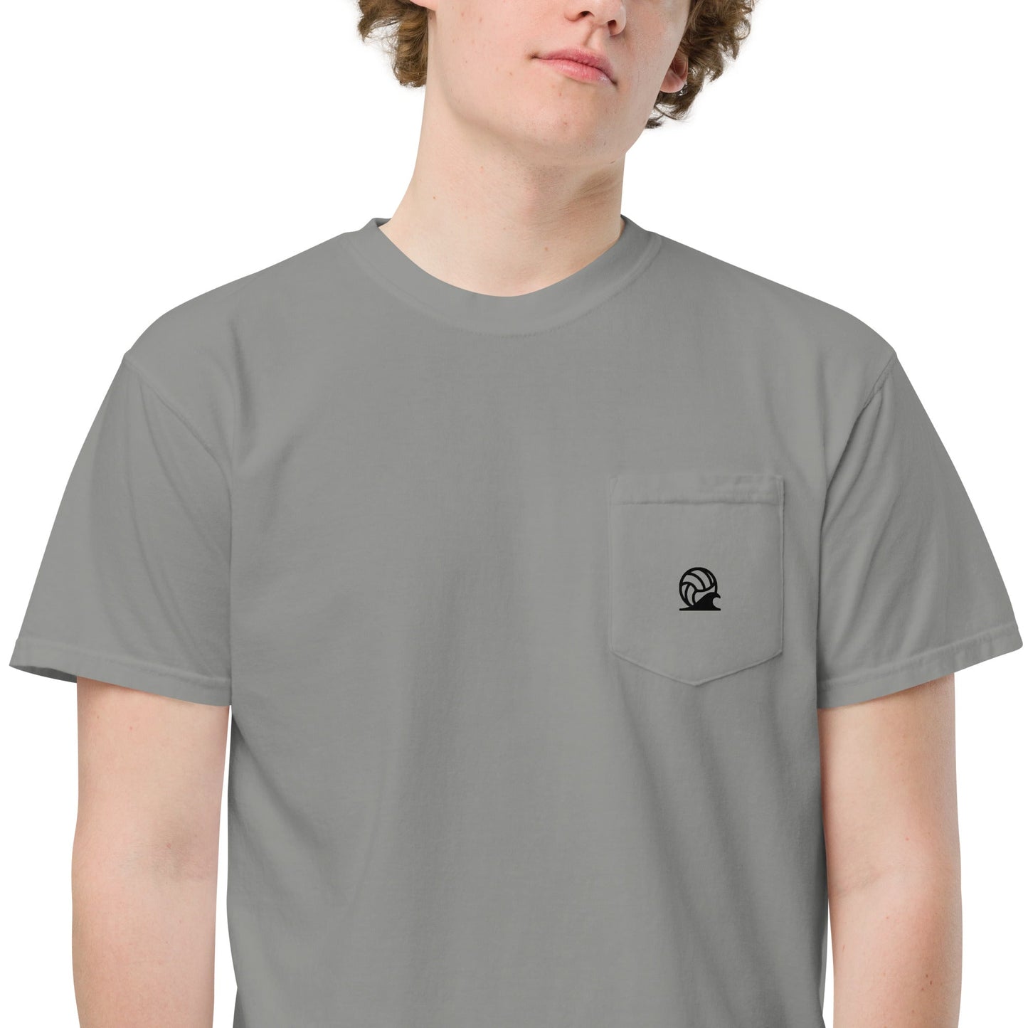 Spike & Surf Co. Garment - Dyed Pocket Tee - Grey