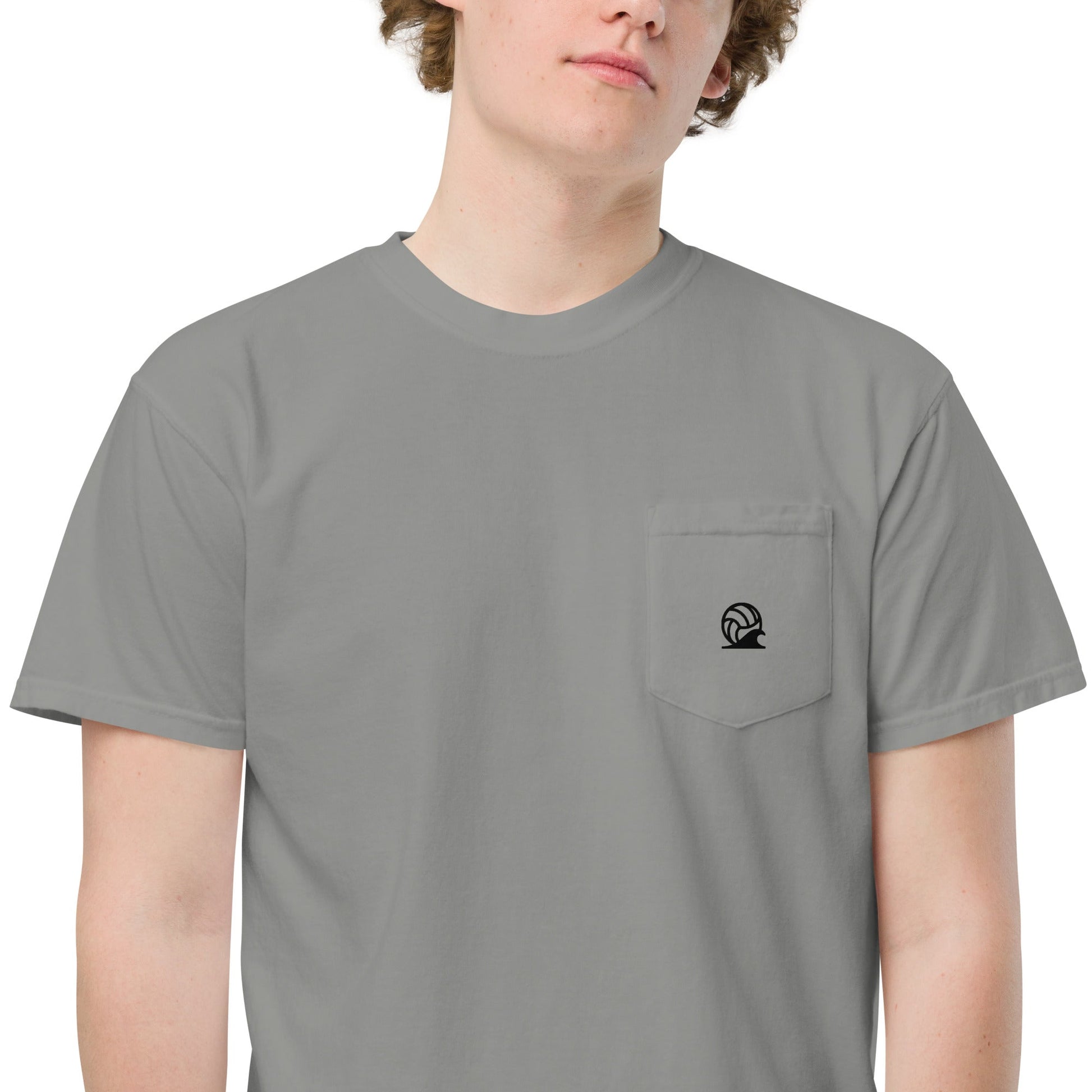 Spike & Surf Co. Garment - Dyed Pocket Tee - Grey