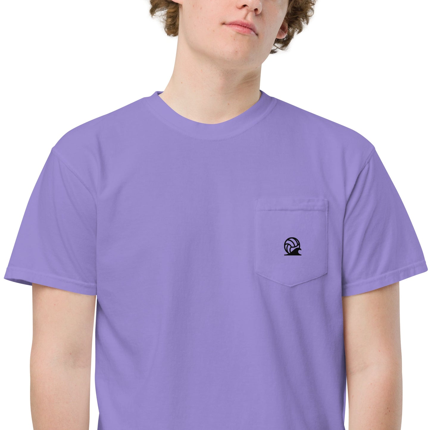 Spike & Surf Co. Garment - Dyed Pocket Tee - Violet