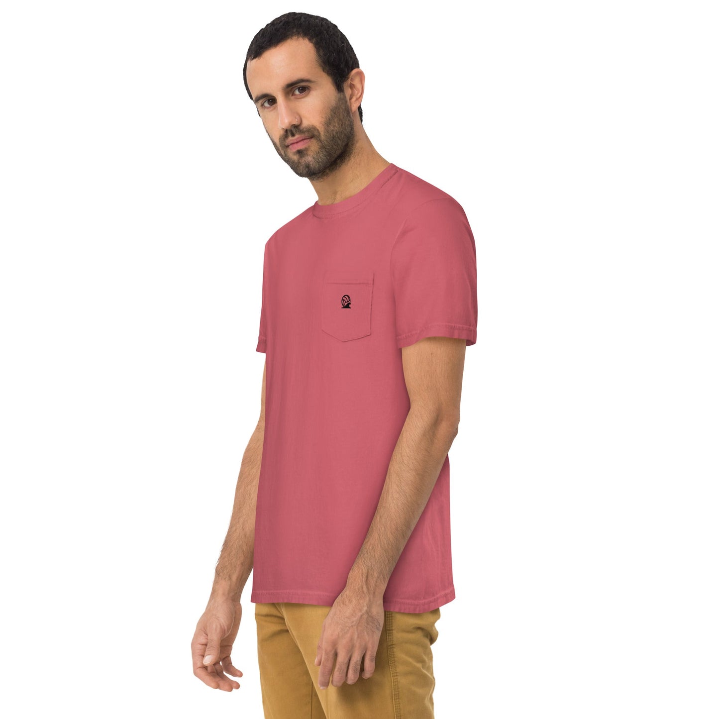 Spike & Surf Co. Garment - Dyed Pocket Tee (minimalist version) - Watermelon