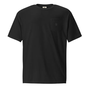 Spike & Surf Co. Garment - Dyed Pocket Tee (minimalist version) - Black