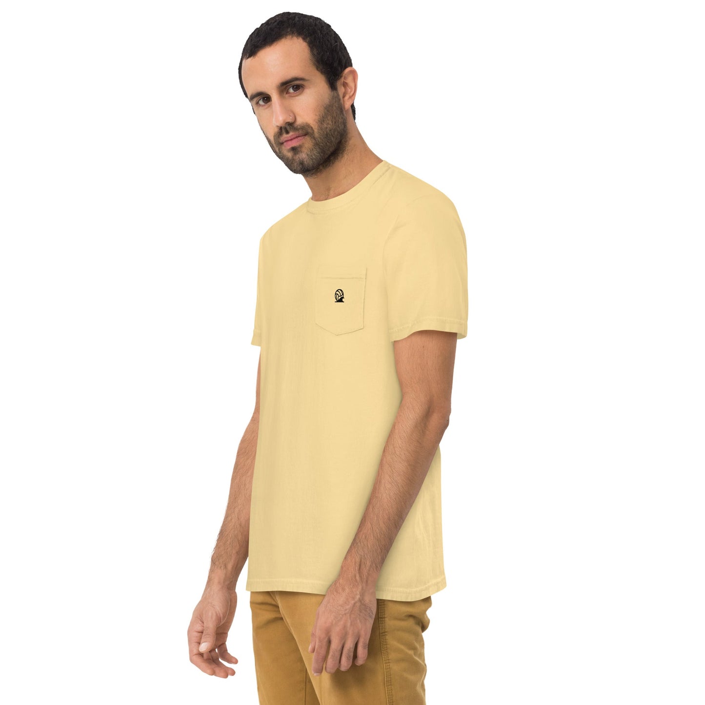 Spike & Surf Co. Garment - Dyed Pocket Tee (minimalist version) - Butter