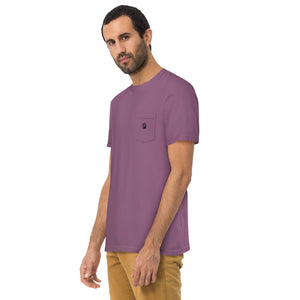 Spike & Surf Co. Garment - Dyed Pocket Tee (minimalist version) - Berry