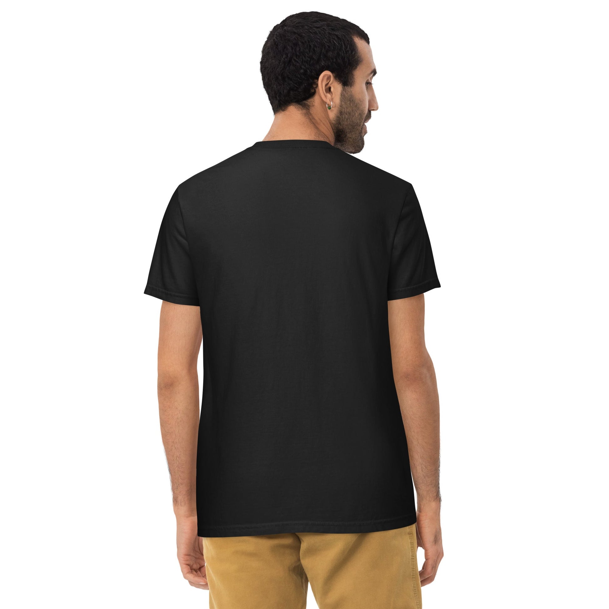 Spike & Surf Co. Garment - Dyed Pocket Tee (minimalist version) - Black