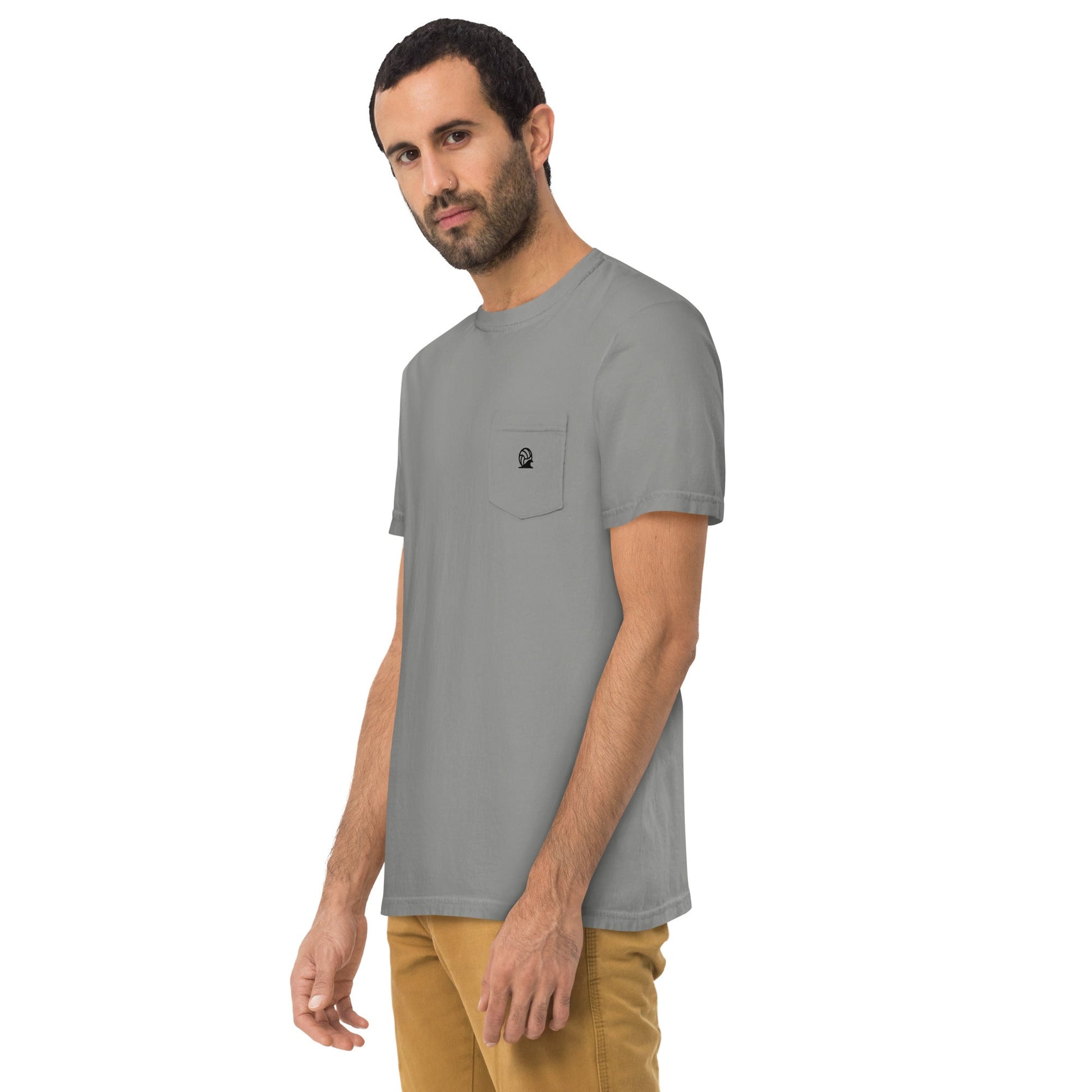 Spike & Surf Co. Garment - Dyed Pocket Tee (minimalist version) - Grey
