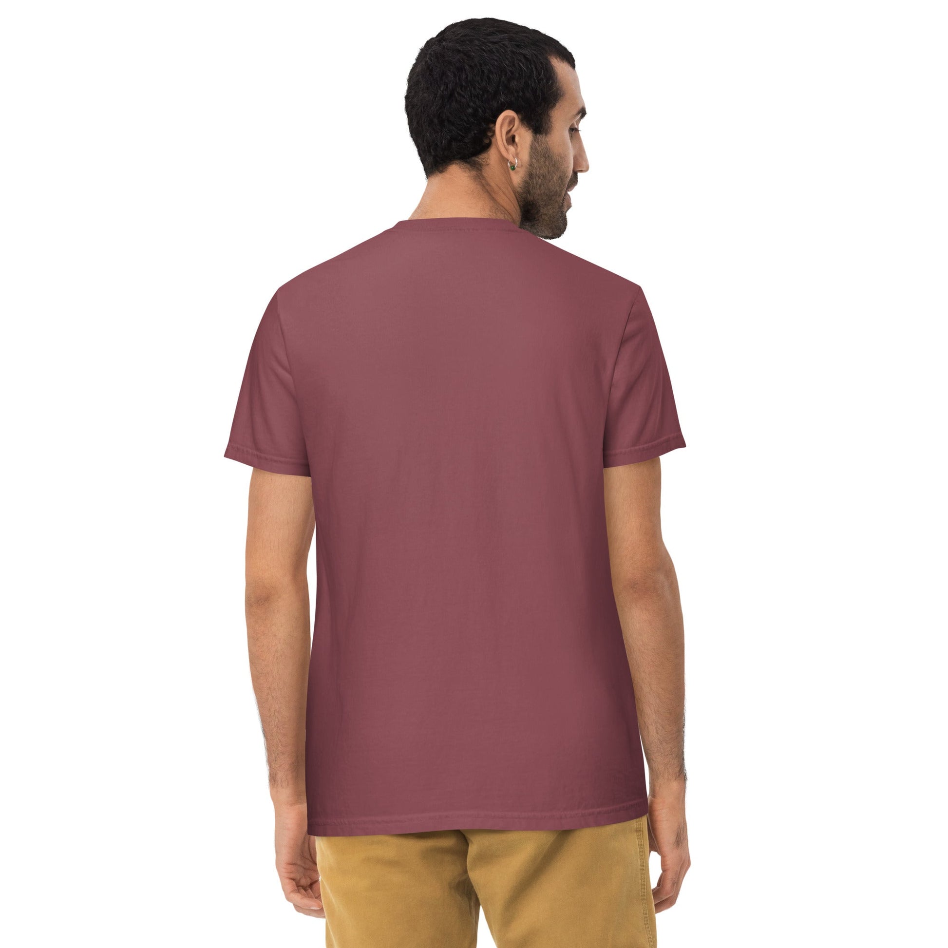 Spike & Surf Co. Garment - Dyed Pocket Tee (minimalist version) - Brick