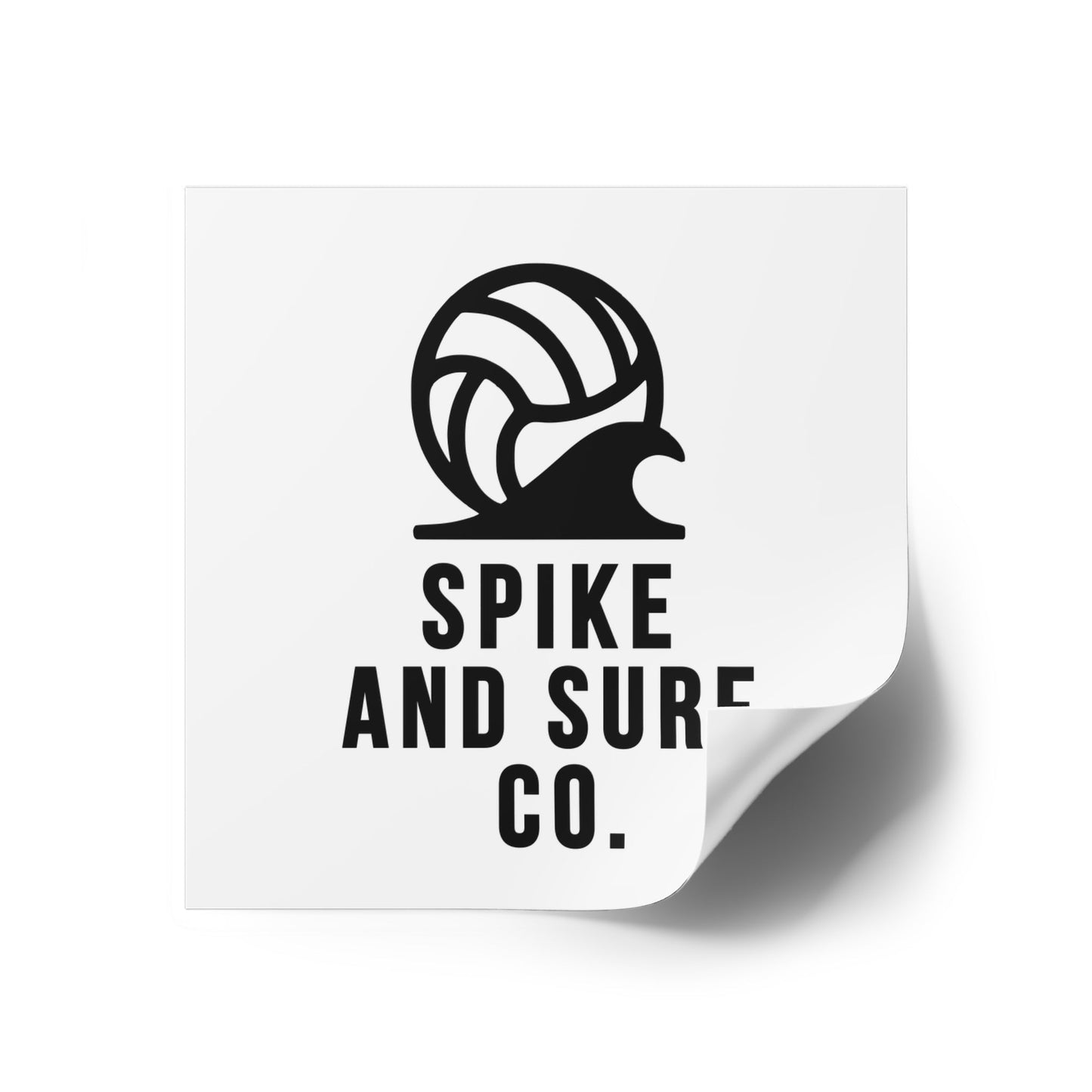 Spike & Surf Co. Logo Sticker - Spike and Surf Co