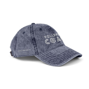 Volleyball Coach Vintage Dad Cap - Distressed Embroidered Hat – Spike & Surf Co. - Spike and Surf Co