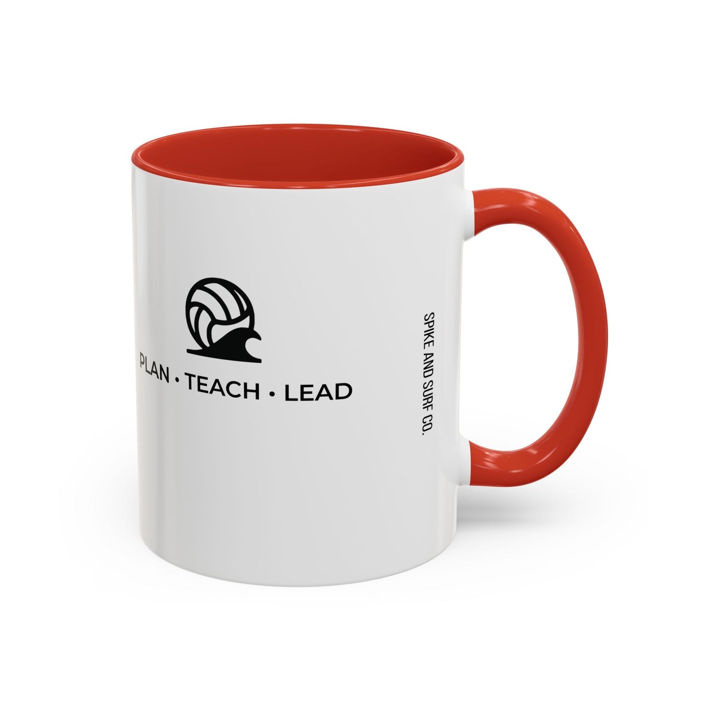 Volleyball Coaches Club Coffee Mug | PLAN • TEACH • LEAD Ceramic Mug - Spike and Surf Co