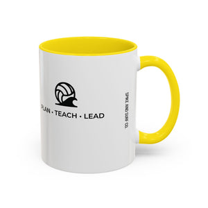 Volleyball Coaches Club Coffee Mug | PLAN • TEACH • LEAD Ceramic Mug - Spike and Surf Co