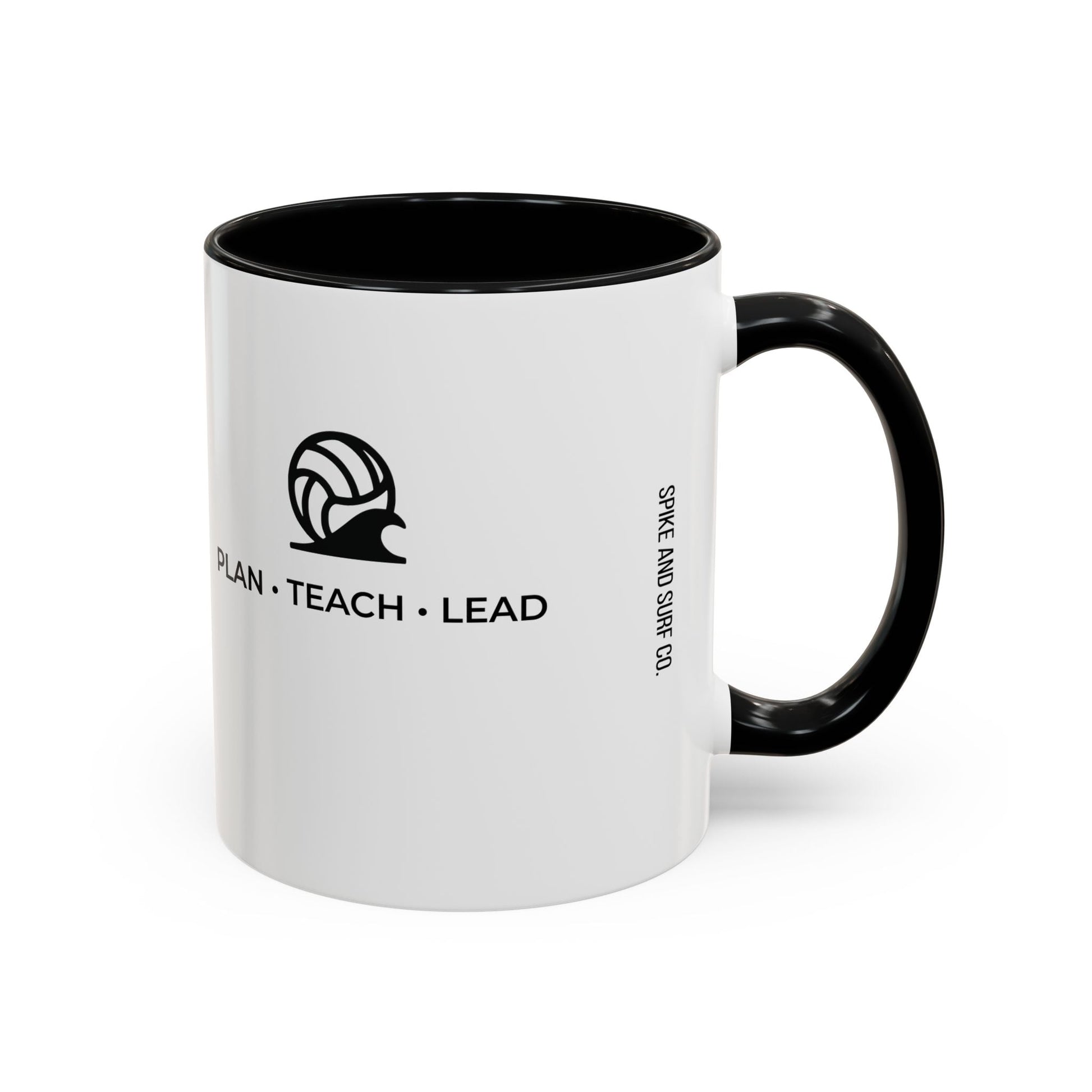 Volleyball Coaches Club Coffee Mug | PLAN • TEACH • LEAD Ceramic Mug - Spike and Surf Co