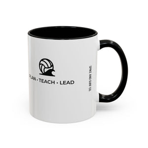 Volleyball Coaches Club Coffee Mug | PLAN • TEACH • LEAD Ceramic Mug - Spike and Surf Co