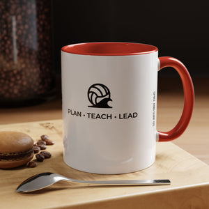 Volleyball Coaches Club Coffee Mug | PLAN • TEACH • LEAD Ceramic Mug - Spike and Surf Co