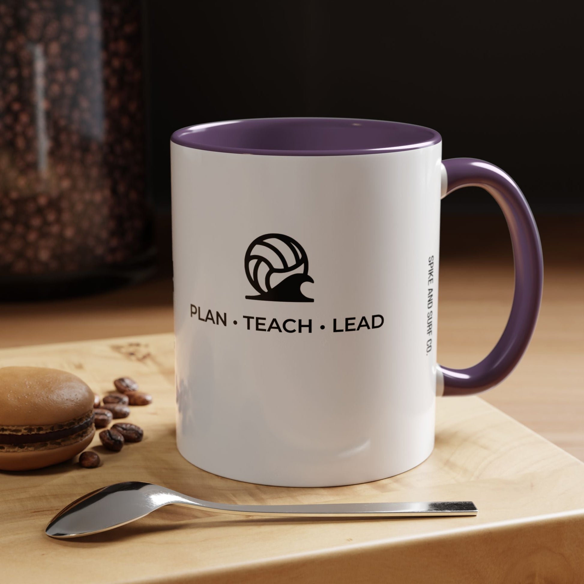 Volleyball Coaches Club Coffee Mug | PLAN • TEACH • LEAD Ceramic Mug - Spike and Surf Co