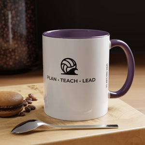 Volleyball Coaches Club Coffee Mug | PLAN • TEACH • LEAD Ceramic Mug - Spike and Surf Co