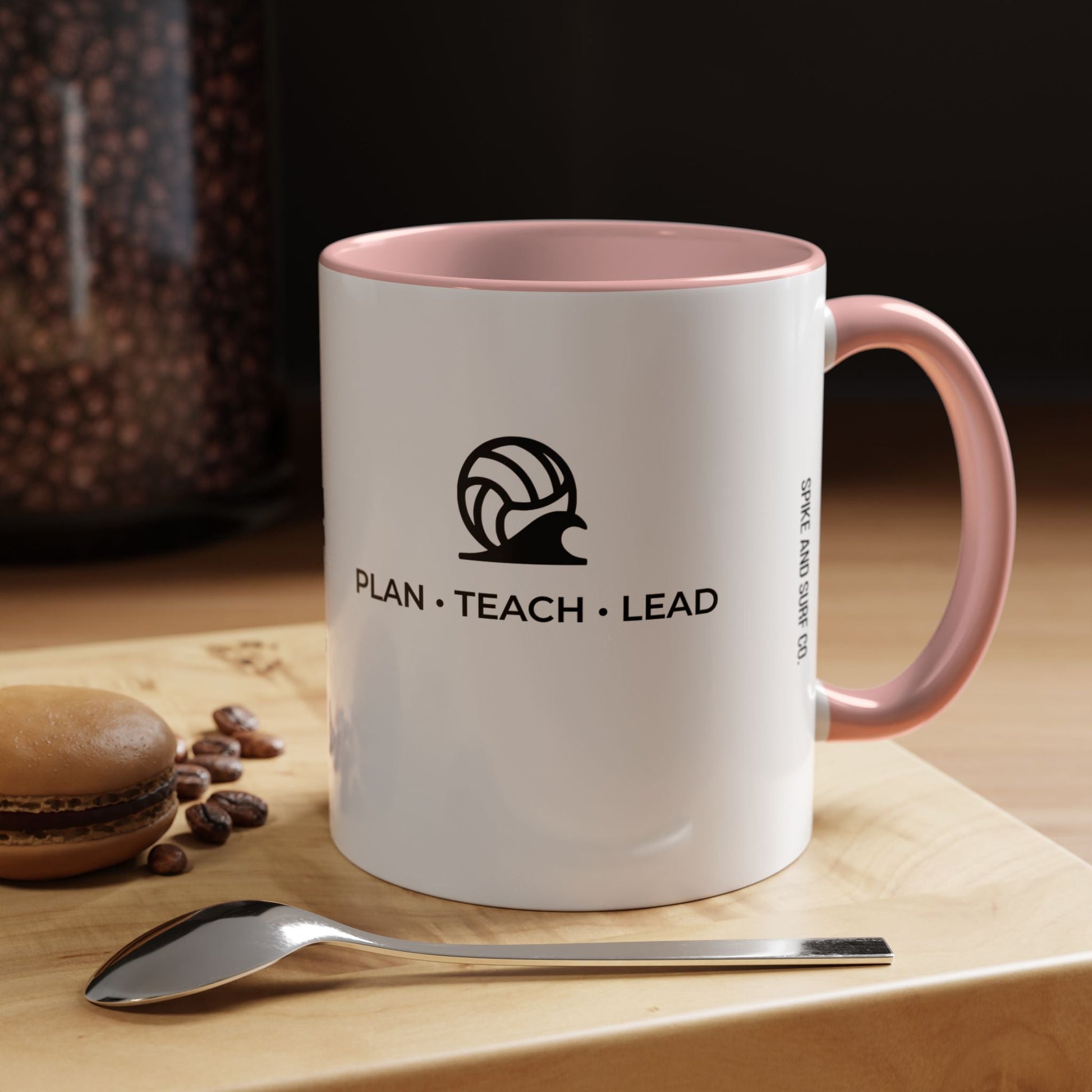 Volleyball Coaches Club Coffee Mug | PLAN • TEACH • LEAD Ceramic Mug - Spike and Surf Co