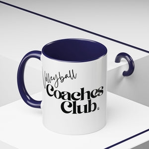 Volleyball Coaches Club Coffee Mug | PLAN • TEACH • LEAD Ceramic Mug - Spike and Surf Co