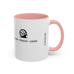 Volleyball Coaches Club Coffee Mug | PLAN • TEACH • LEAD Ceramic Mug - Spike and Surf Co