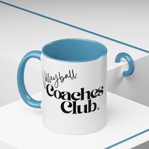 Volleyball Coaches Club Coffee Mug | PLAN • TEACH • LEAD Ceramic Mug - Spike and Surf Co