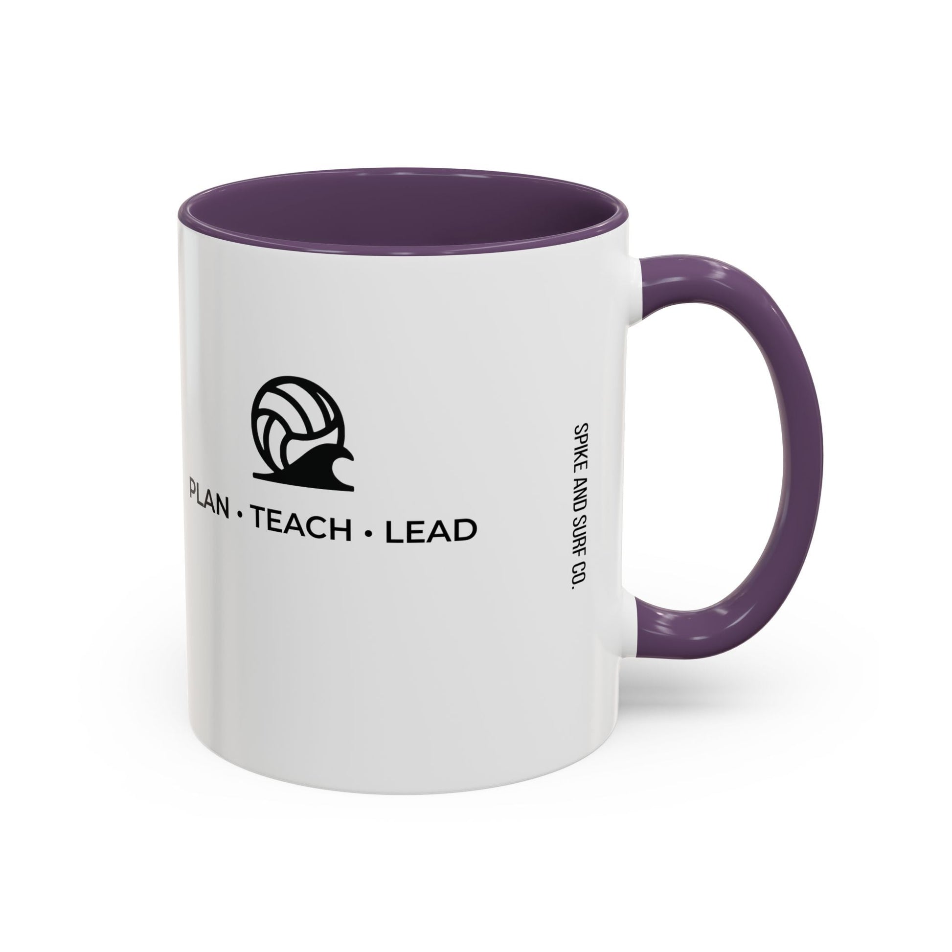 Volleyball Coaches Club Coffee Mug | PLAN • TEACH • LEAD Ceramic Mug - Spike and Surf Co