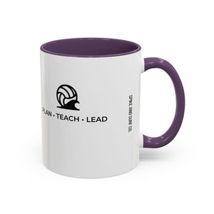 Volleyball Coaches Club Coffee Mug | PLAN • TEACH • LEAD Ceramic Mug - Spike and Surf Co