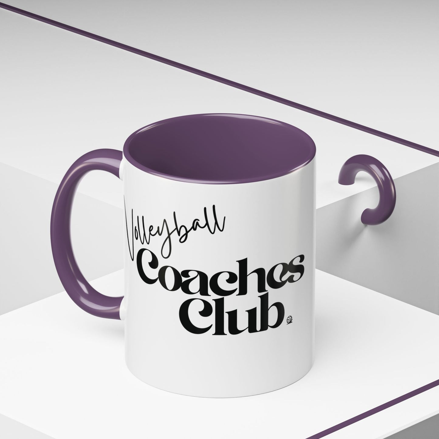 Volleyball Coaches Club Coffee Mug | PLAN • TEACH • LEAD Ceramic Mug - Spike and Surf Co