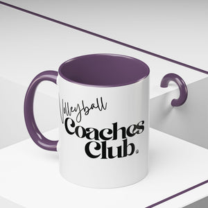 Volleyball Coaches Club Coffee Mug | PLAN • TEACH • LEAD Ceramic Mug - Spike and Surf Co