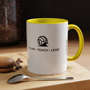 Volleyball Coaches Club Coffee Mug | PLAN • TEACH • LEAD Ceramic Mug - Spike and Surf Co