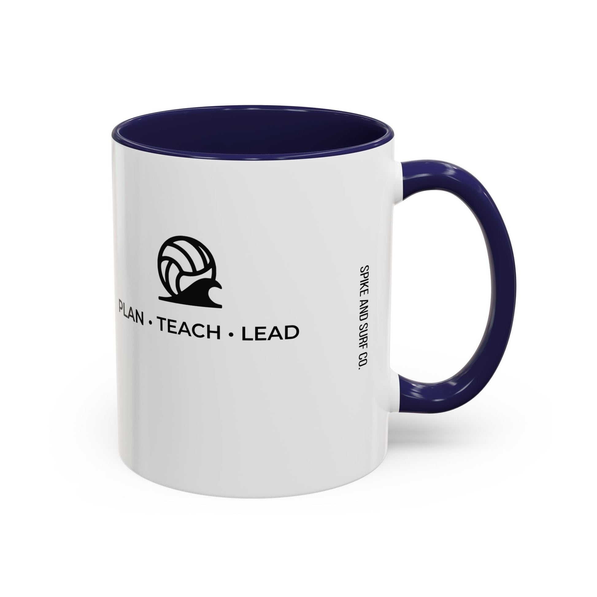 Volleyball Coaches Club Coffee Mug | PLAN • TEACH • LEAD Ceramic Mug - Spike and Surf Co