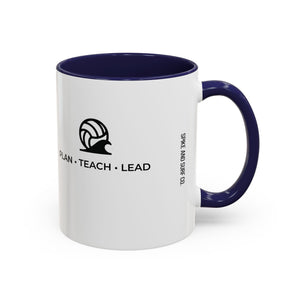 Volleyball Coaches Club Coffee Mug | PLAN • TEACH • LEAD Ceramic Mug - Spike and Surf Co