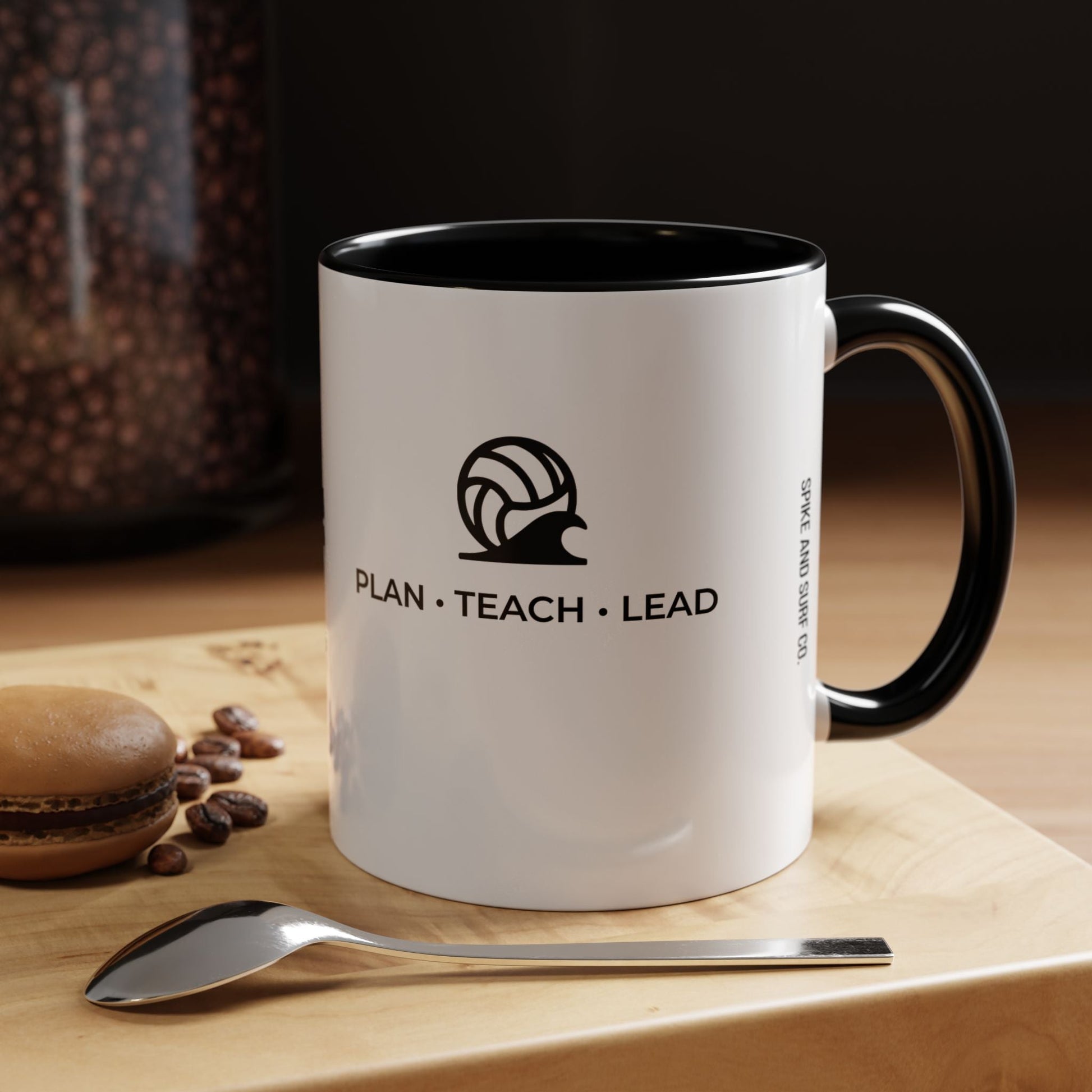 Volleyball Coaches Club Coffee Mug | PLAN • TEACH • LEAD Ceramic Mug - Spike and Surf Co