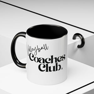 Volleyball Coaches Club Coffee Mug | PLAN • TEACH • LEAD Ceramic Mug - Spike and Surf Co