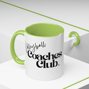 Volleyball Coaches Club Coffee Mug | PLAN • TEACH • LEAD Ceramic Mug - Spike and Surf Co