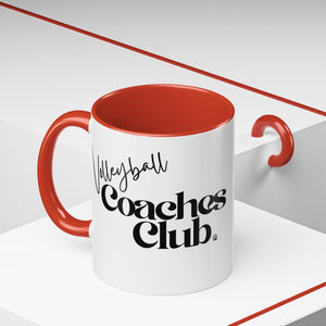 Volleyball Coaches Club Coffee Mug | PLAN • TEACH • LEAD Ceramic Mug - Spike and Surf Co