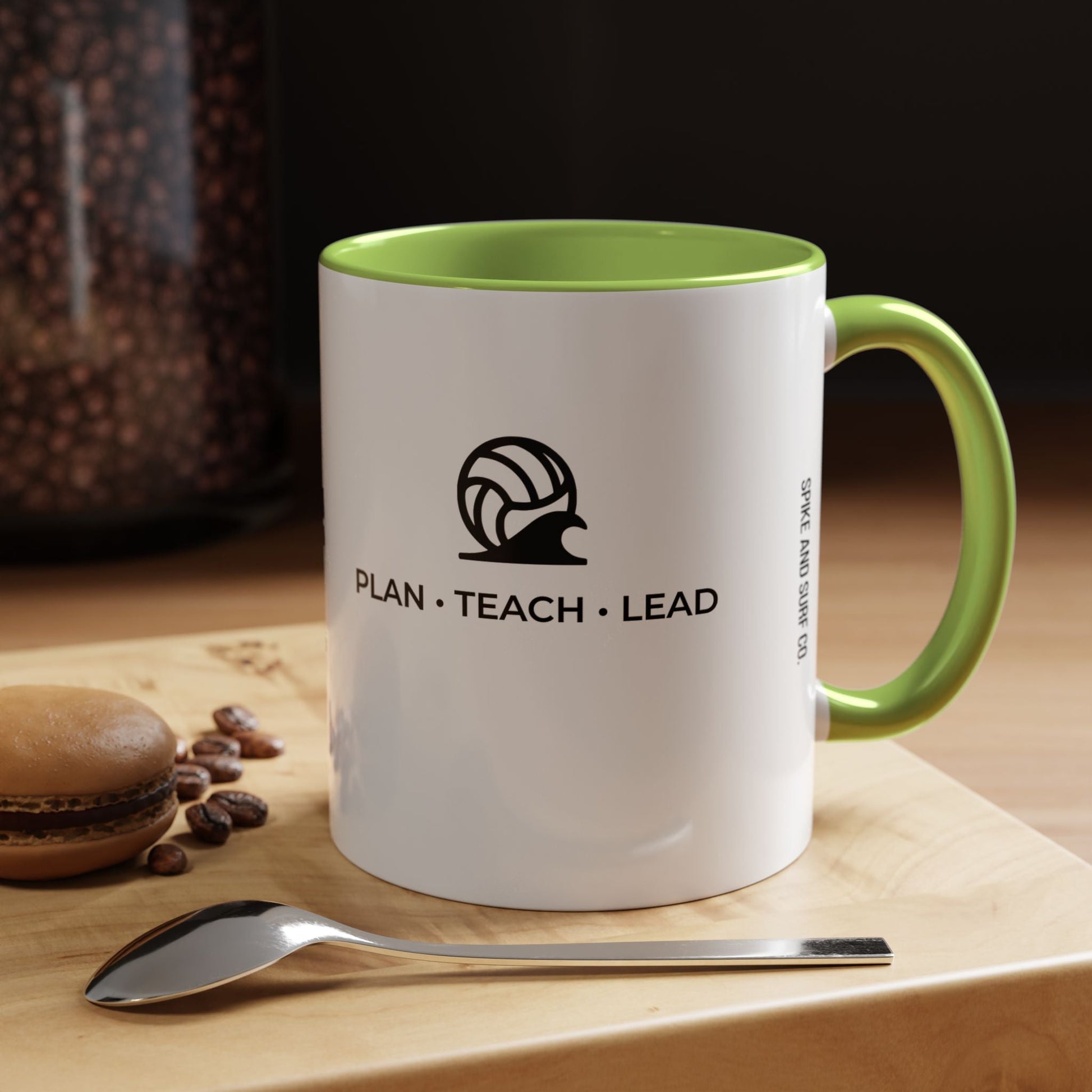 Volleyball Coaches Club Coffee Mug | PLAN • TEACH • LEAD Ceramic Mug - Spike and Surf Co