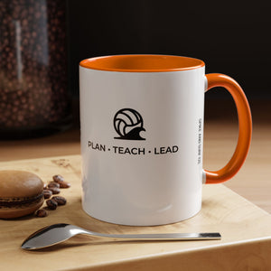 Volleyball Coaches Club Coffee Mug | PLAN • TEACH • LEAD Ceramic Mug - Spike and Surf Co