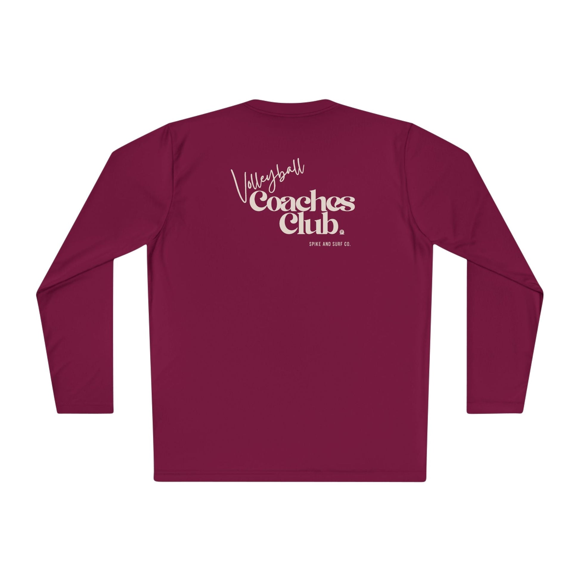 Volleyball Coaches Club Lightweight Long Sleeve | Athletic Performance Tee - Spike and Surf Co