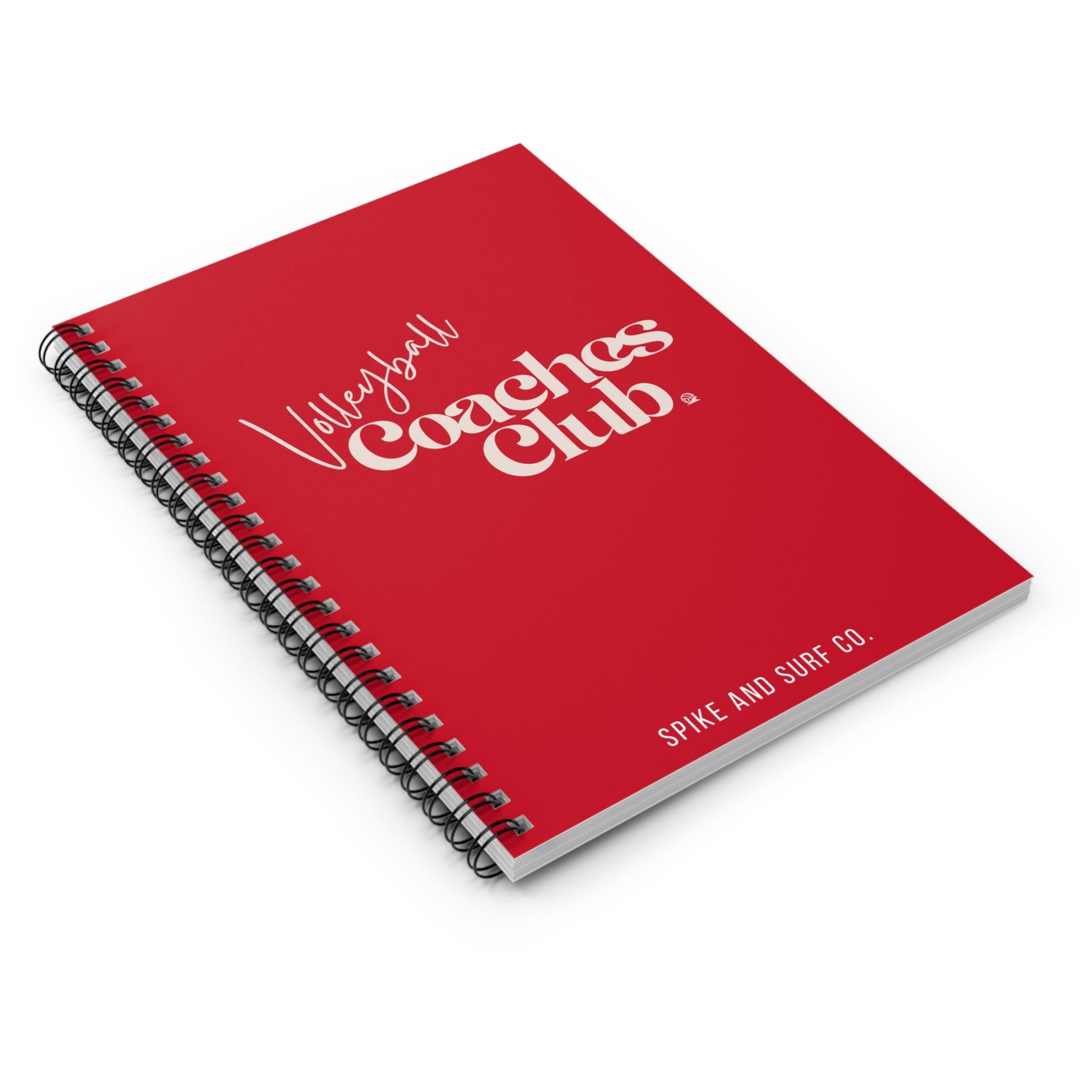 Volleyball Coaches Club Spiral Notebook | Practice & Game Planning Journal - Spike and Surf Co
